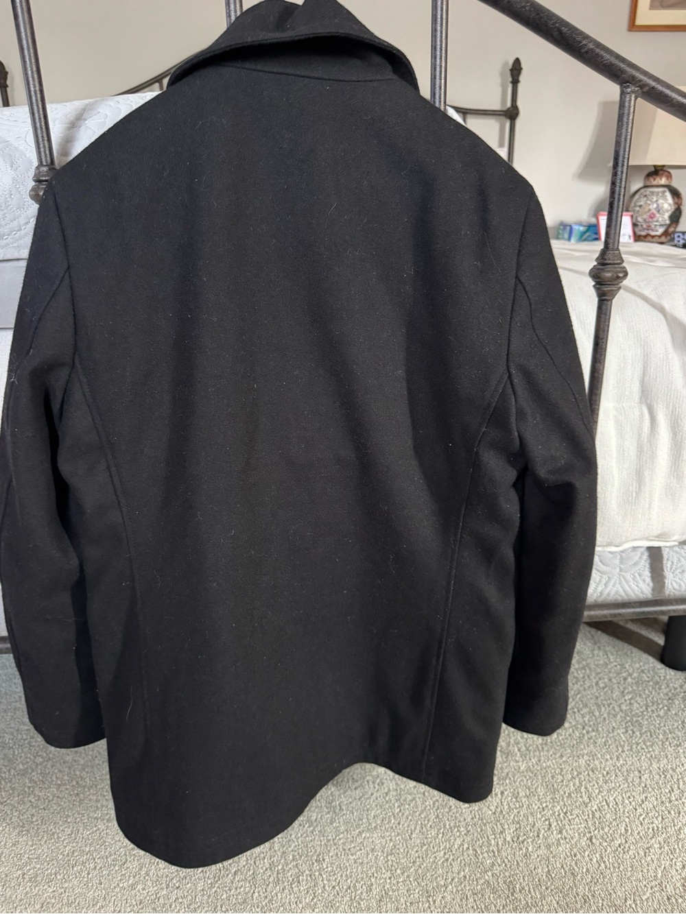 Ralph Lauren Black Wool Peacoat - Picture 4 of 4
